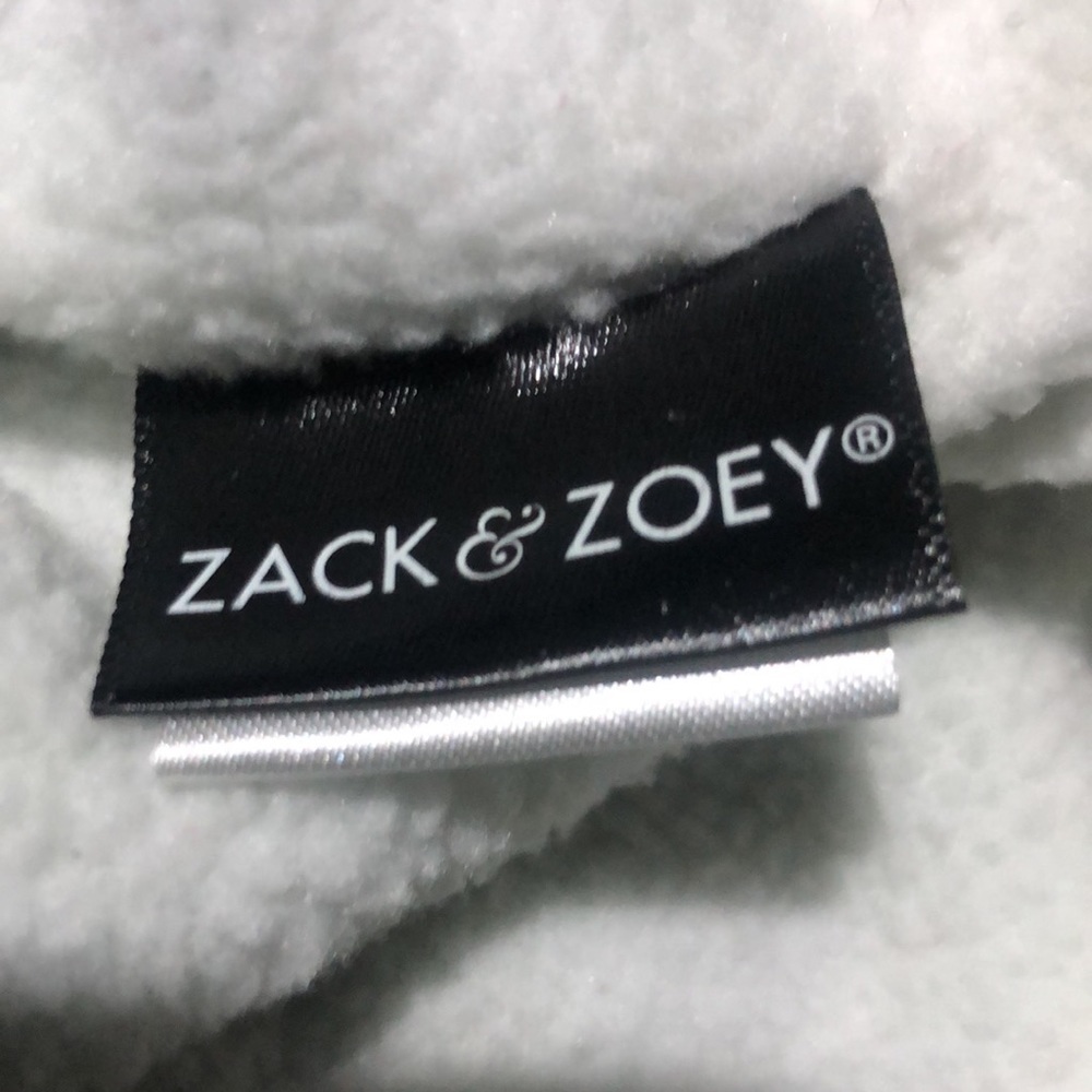Black Zack and Zoey‎ fleece lined hoodie